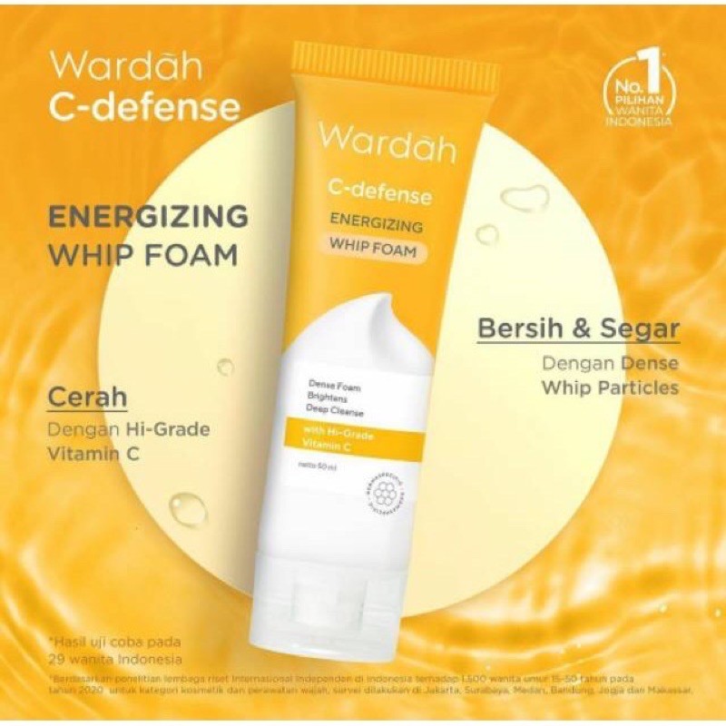 WARDAH C-DEFENSE WHIP FOAM 50 ML