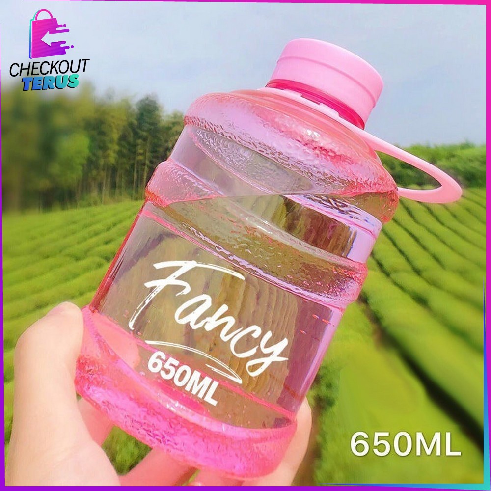 CT C307 Botol Minum Bentuk Galon 650ml Galon Mini Anak Botol Air Minum Plastik Unik BPA FREE Kids Water Bottle Botol Minum Anak