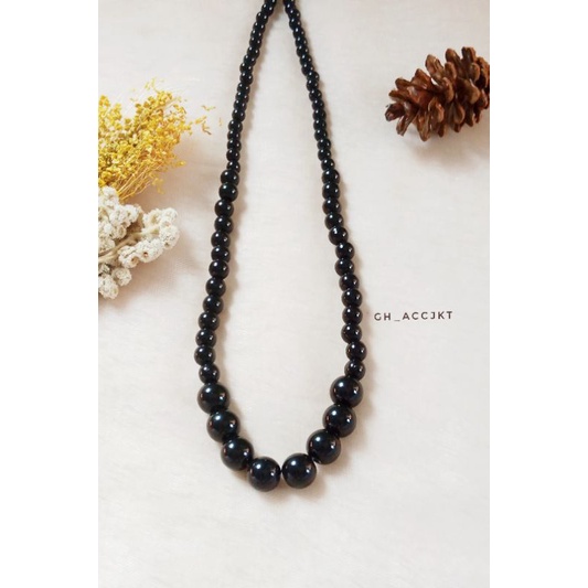 KALUNG MUTIARA HITAM- KALUNG HIJAB- KALUNG MANIK-MANIK- KALUNG FASHION - KALUNG MURAH