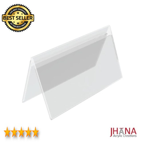 

Name Desk / Papan Nama akrilik / Stand Acrylic murah / type ND10 L