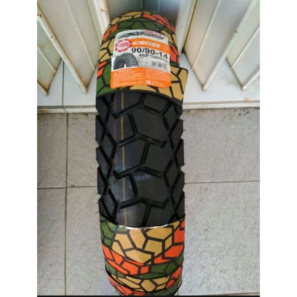 ban Corsa platinum cross s dual purpose semi trail cross 90/90-14 90 90 14 tubeless tubles belakang 