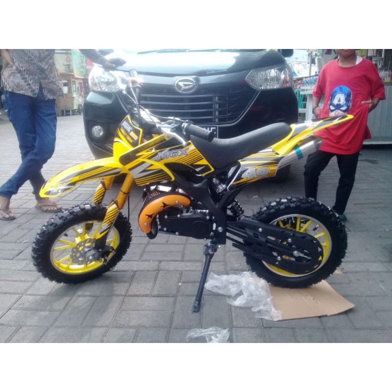 MOTOR MEDIUM TRAIL MT 2 50CC MESIN 2 TAK~MOTOR MINI-MOTOR CROSS-MAINAN MOTOR ANAK