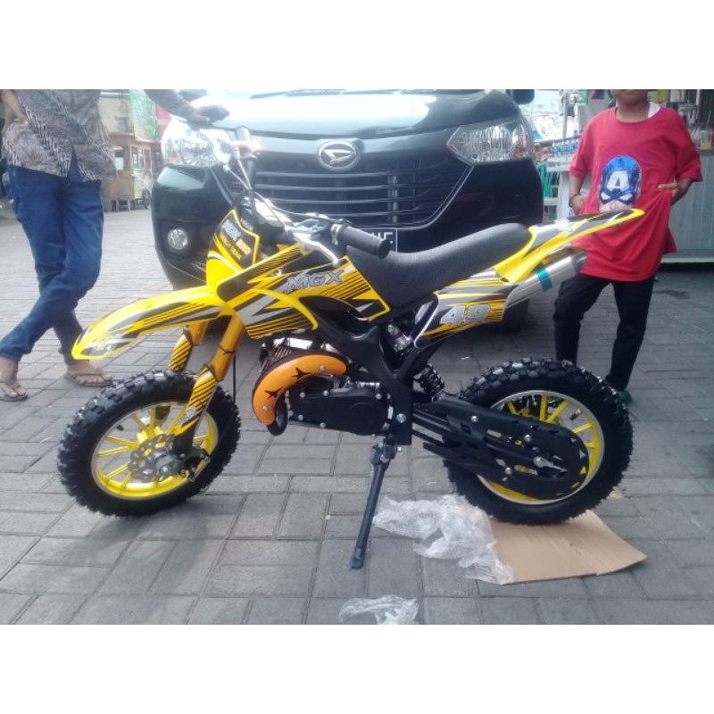 MOTOR MEDIUM TRAIL MT 2 50CC MESIN 2 TAK~MOTOR MINI-MOTOR CROSS-MAINAN MOTOR ANAK