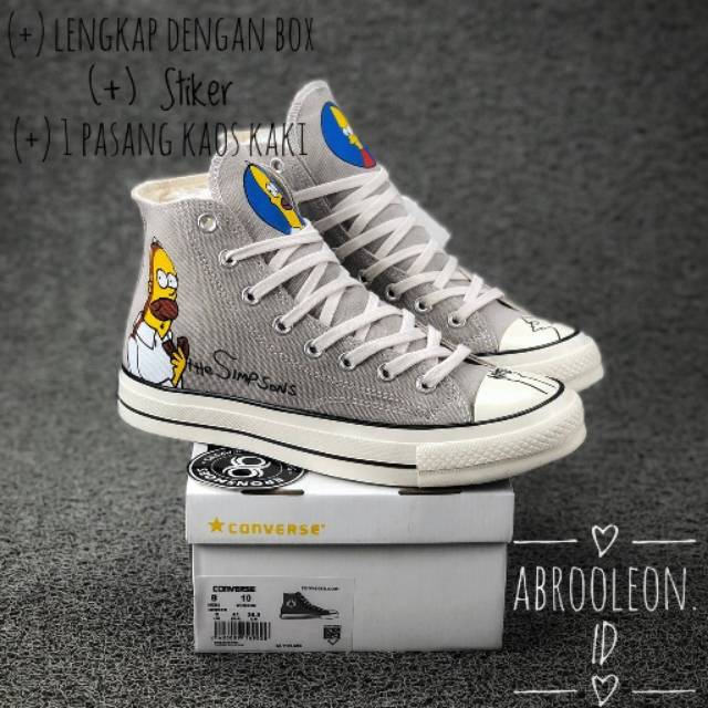 PREMIUM CONVERSE 70S HIGH SIMPSON GREY