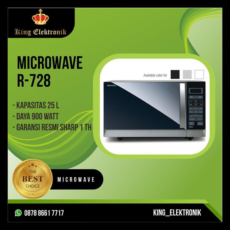 ORI Microwave Oven Sharp R 728 / Microwave sharp - Hitam
