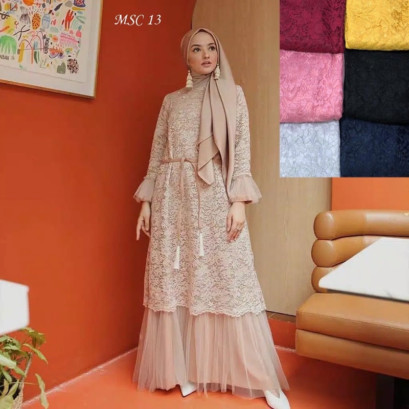 MODEA UWAIS (GAMIS BROKAT KODE MSC 13)