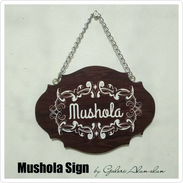 Wall Sign - Mushola Sign