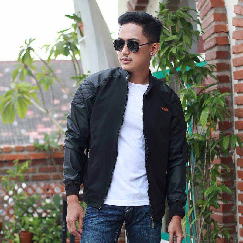 Jaket Kasual Pria / Casual Bomber Distro Premium Original