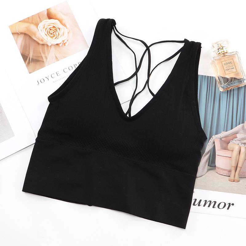 ASK.id - bra kemben Wanita Bahan Lembut Model Tali Silang BRA IMPORT BRA60