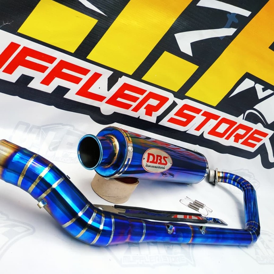Knalpot DBS BlueMoon VIXION - R15 - BYSON - MX KING - SATRIA FU mantul