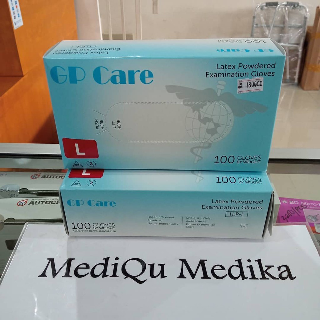 Sarung tangan latex GP care