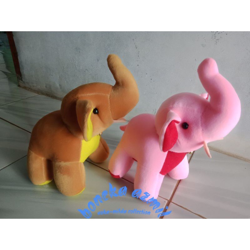 Boneka gajah size m ukuran 35 cm