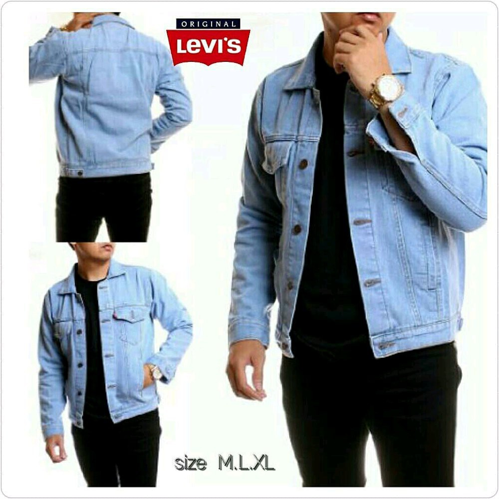 TERKEREN jaket jeans cowok Jaket Kekinian