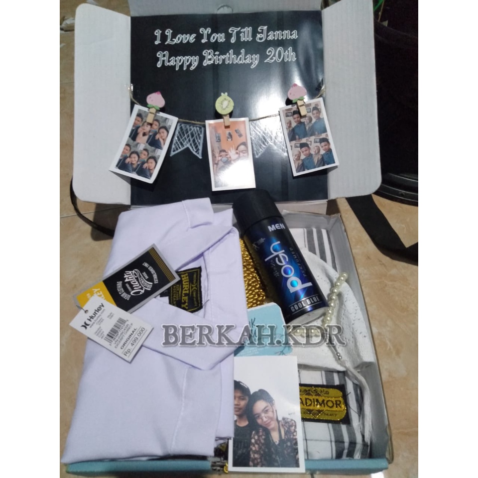 

HAMPERS, GIFT BOX, KADO ULANG TAHUN, WEDDING, ANNIVERSARY, WISUDA, KADO PRIA, ALAT SOLAT, KAOS