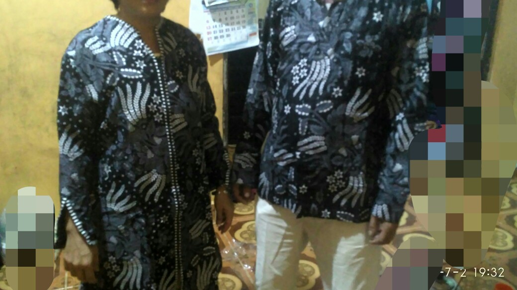 Batik Couple.tunik Batik.tunik Jumbo Ld 120cm.batik Seragam.batik Ori Hq.fashion Pria Wanita.