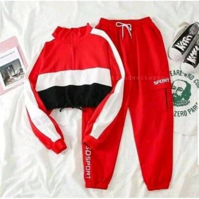 Baju Korea Set sporty  populer