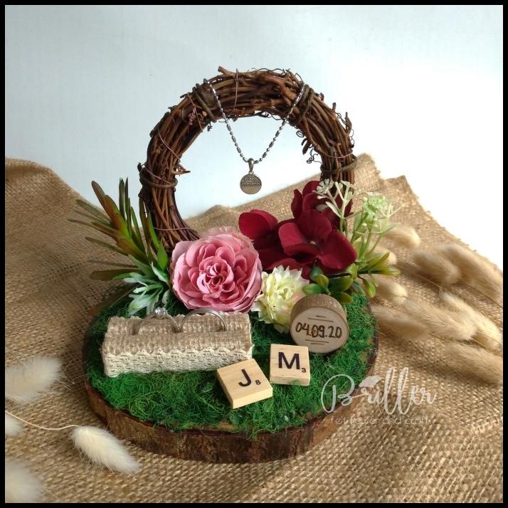 Wedding Ring Bearer/Tempat Cincin Dan Kalung/Tempat Seserahan Nikah