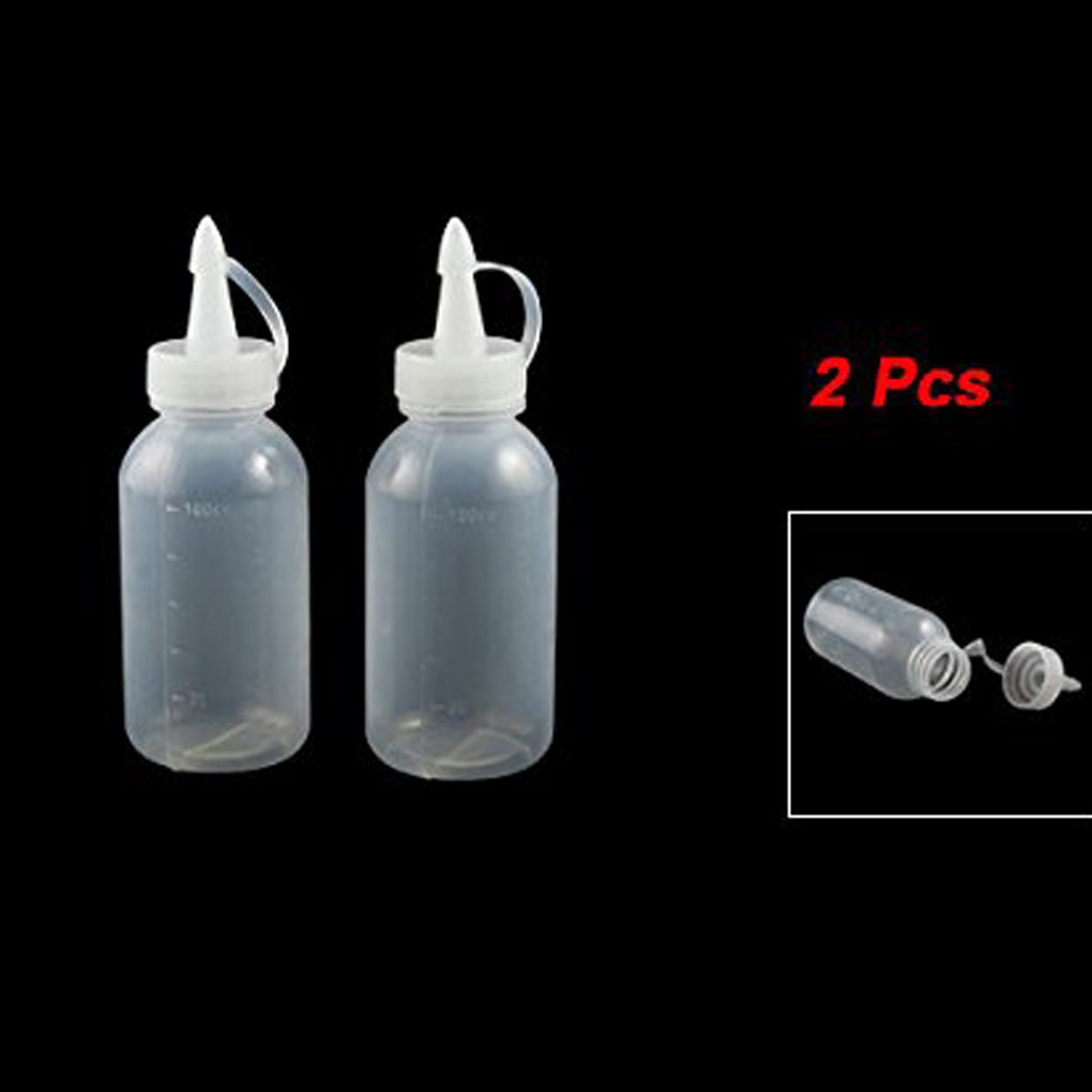 Sale 2pcs Botol Dispenser Saus / Kecap / Bumbu Masak Dengan Bahan Plastik Dan Ukuran 100ml MNQn6aH8QjlRn