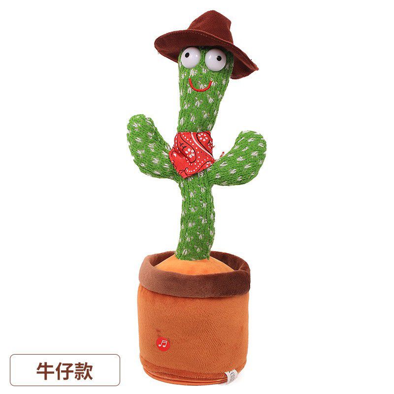 Cactus Toy Boneka Pintar Kaktus Joget Joged Goyang Bisa Ngomong