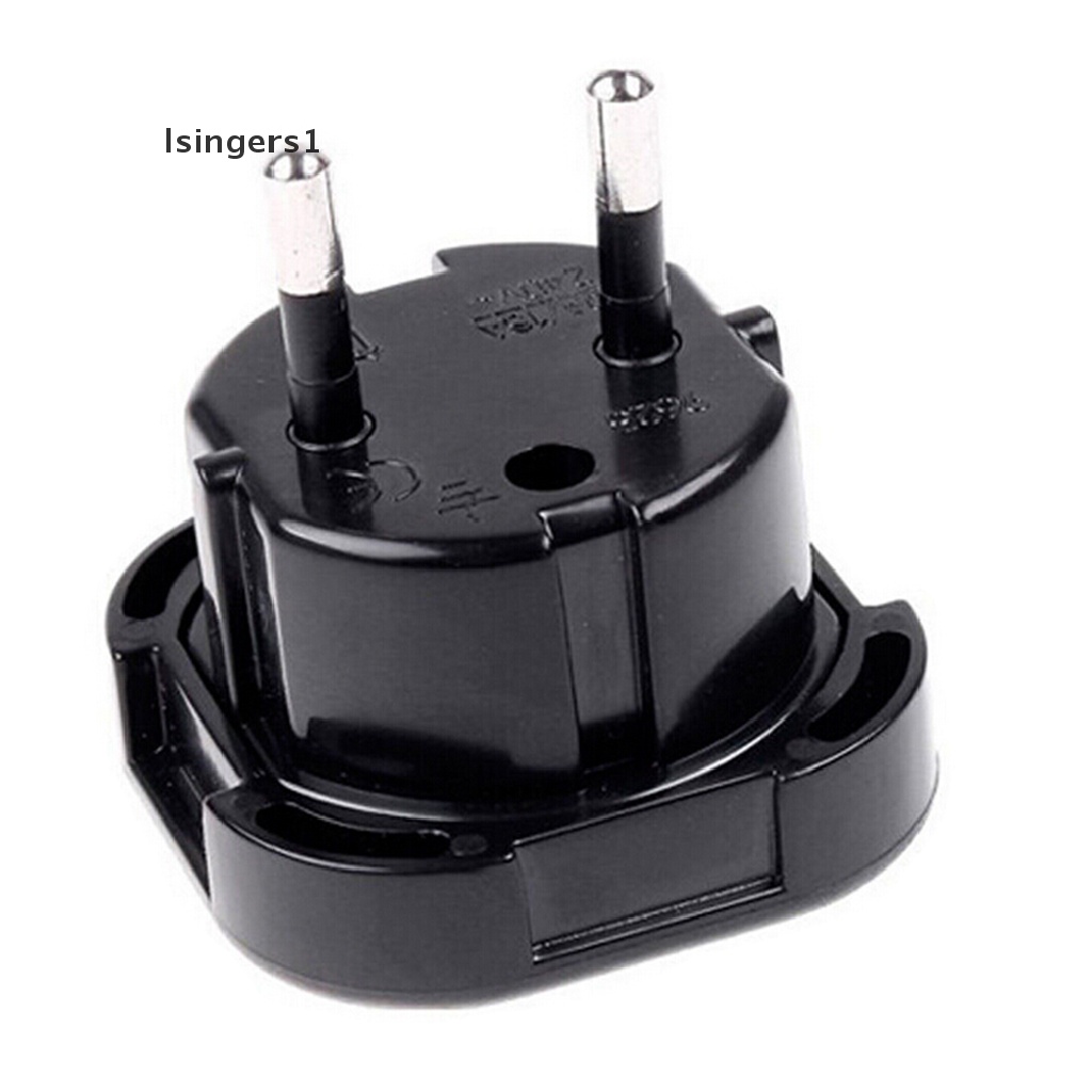 (lsingers1) Adapter Konverter Power Charger AC UK Ke Euro Plug Untuk Travel