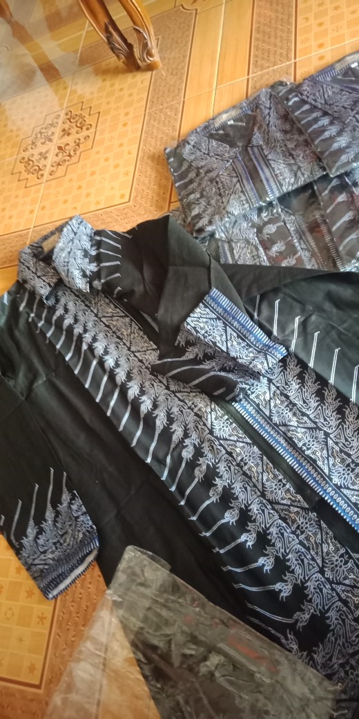 Tunik Batik Resleting Depan