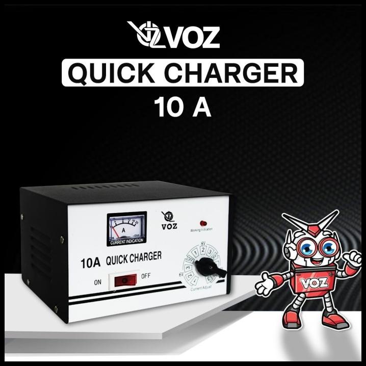 Voz Charger Aki 10A | Charger Aki Mobil |Charger Solar Cell