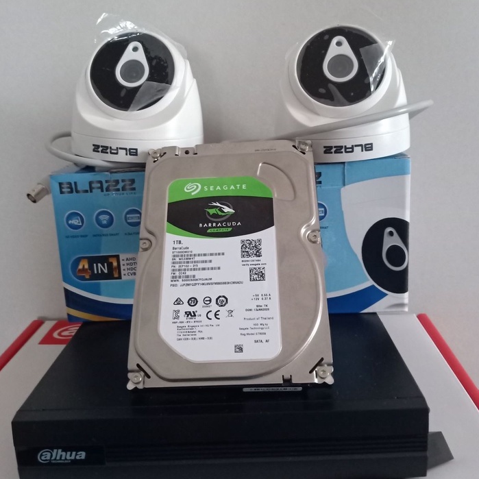 Paket cctv 4 channel 2 kamera