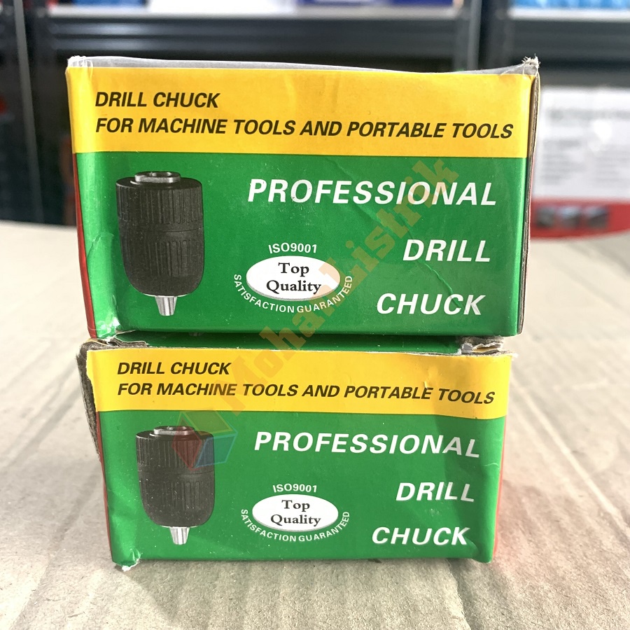 Kepala Bor Drill Chuck 1/2 - 20UNF Mount 2.0-13mm Self Locking Keyless