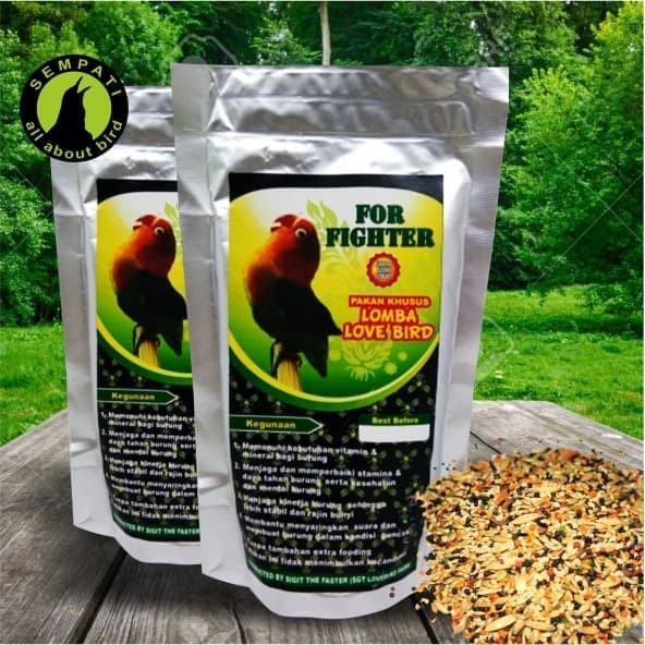 PAKAN BURUNG LOVEBIRD LOMBA FOR FIGHTER