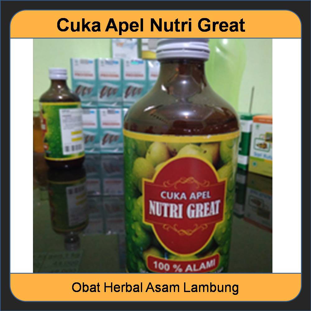 Cuka Apel Nutrigreat Nutri Great Herbal Maag Dan Asam Lambung Pelangsing Badan Alami Indonesia