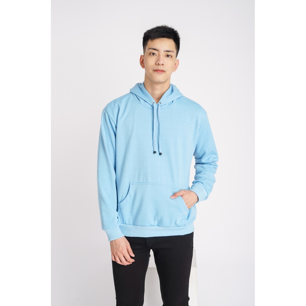 MUKZHOP - HOODIE POLOS TTL BIRU MUDA