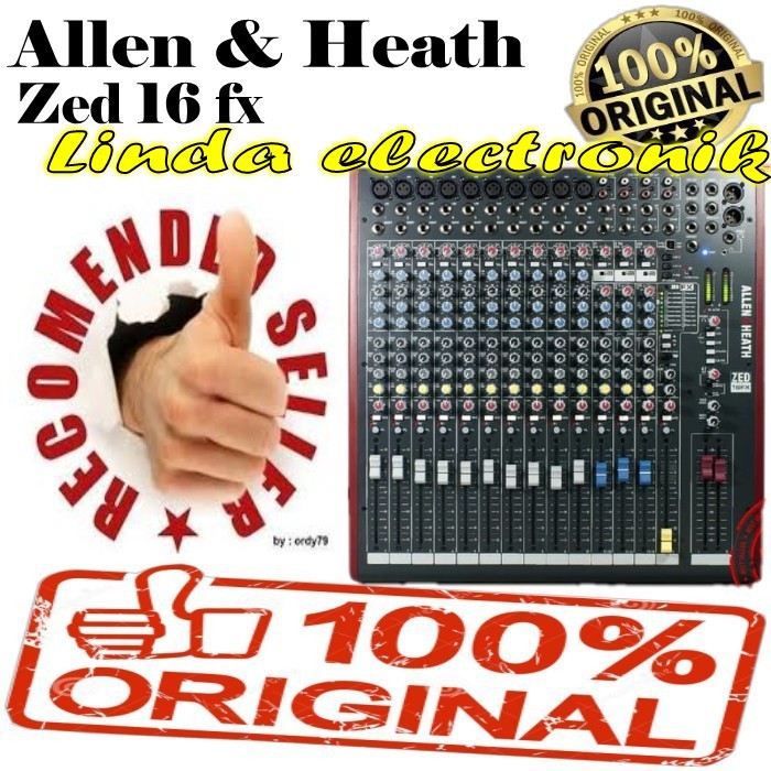 Mixer Allen&Heath ZED 16 FX Original allen&heath zed16 fx