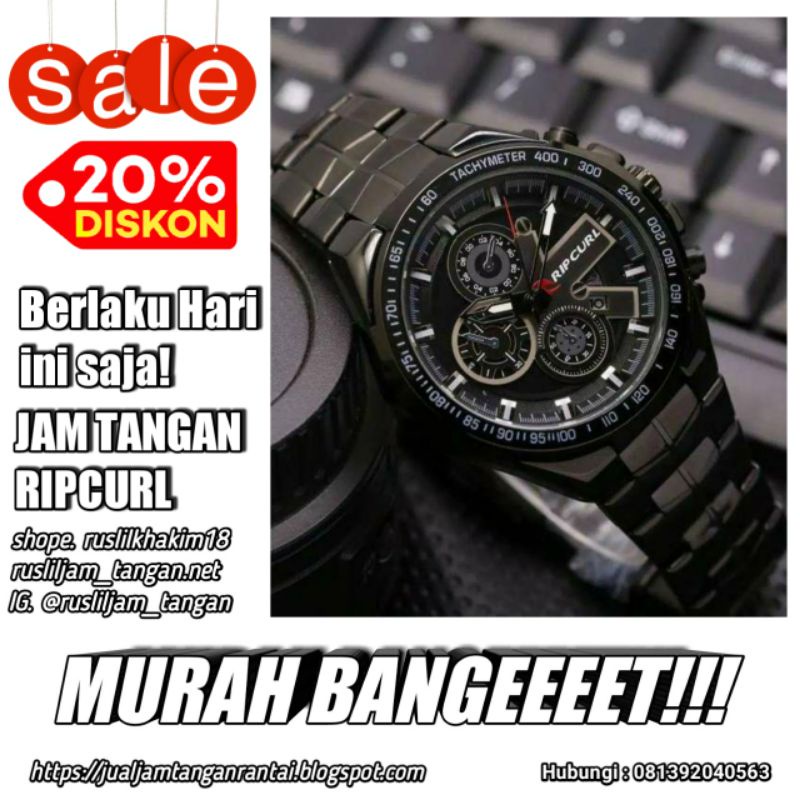 jual jam tangan pria Elegan keren RIPCURL