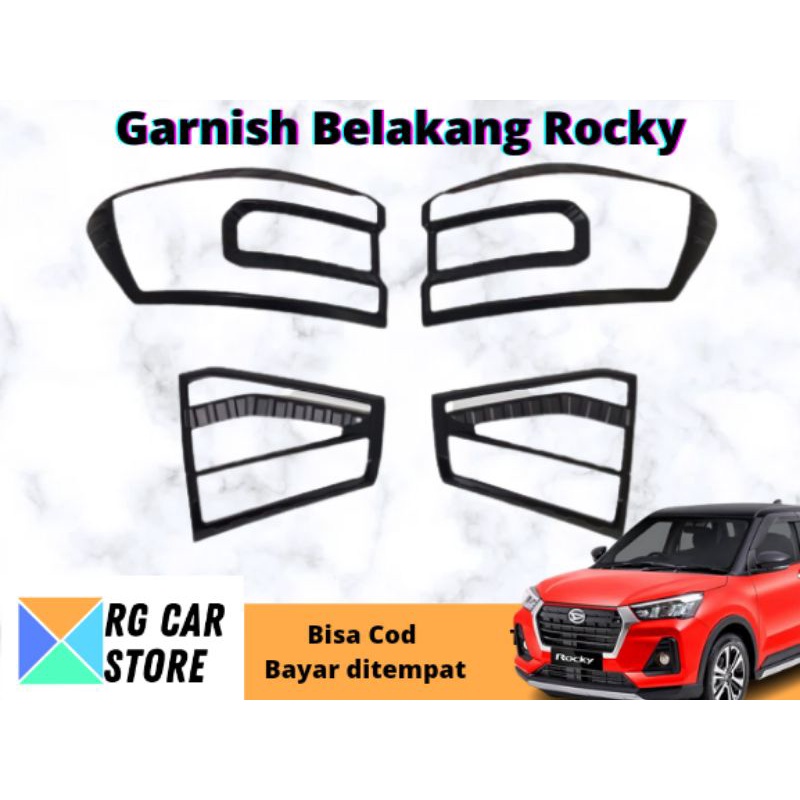 GARNISH DAIHATSU ROCKY BLACK DOFF DIJAMIN PNP TINGGAL PASANG SAJA