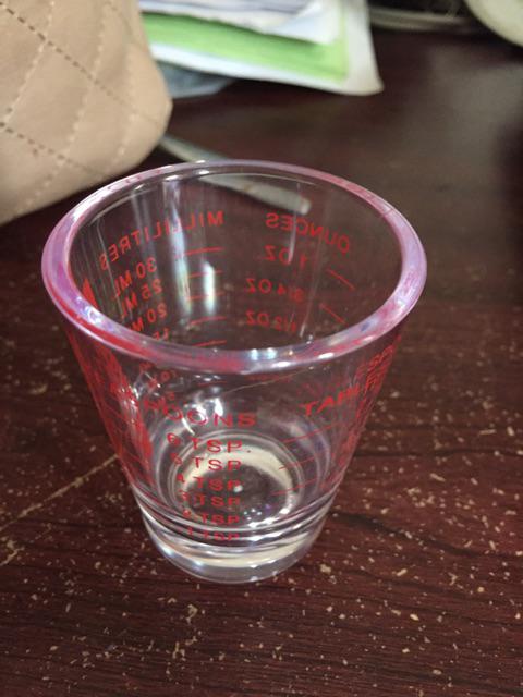 Dp0130 (4in1) Mini Measuring Glass Gelas Ukur Mini Ukuran Mililiter Ons Sendok Makan Sendok Teh