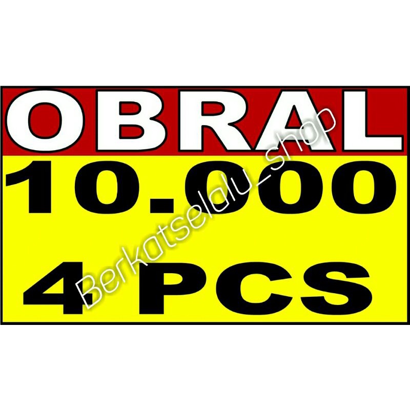 

karton display harga tulisan 10rb dapat 4 pcs