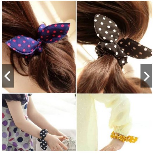 Kunciran Rambut Chibi Ikat Rambut Chibi Kuncir Rambut Bunny