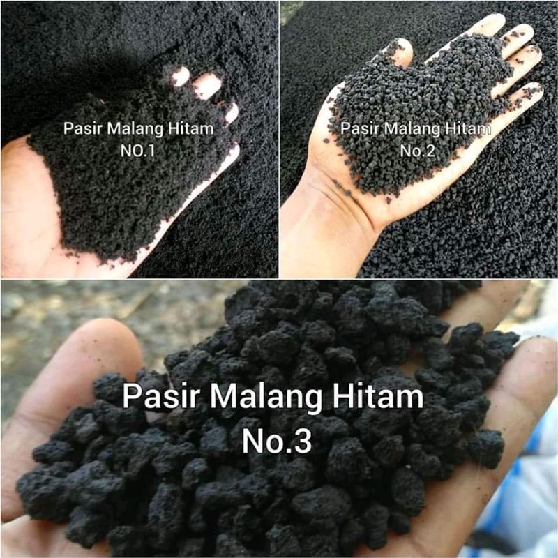 Pasir malang / pasir malang hitam / pasir malang media tanam / pasir aquarium / pasir malang aquariu