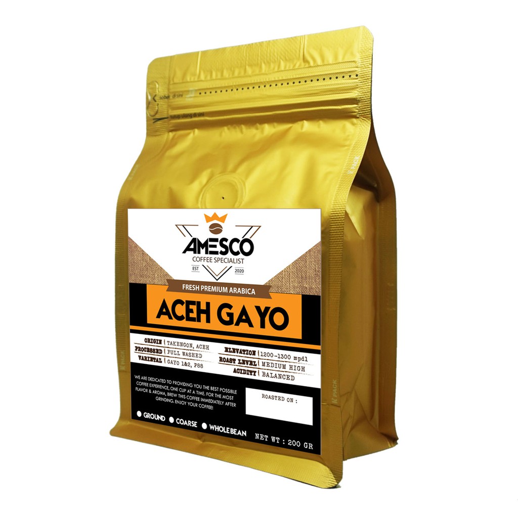 KOPI ARABIKA GAYO 200GR BIJI / KOPI BUBUK PREMIUM | Kopi