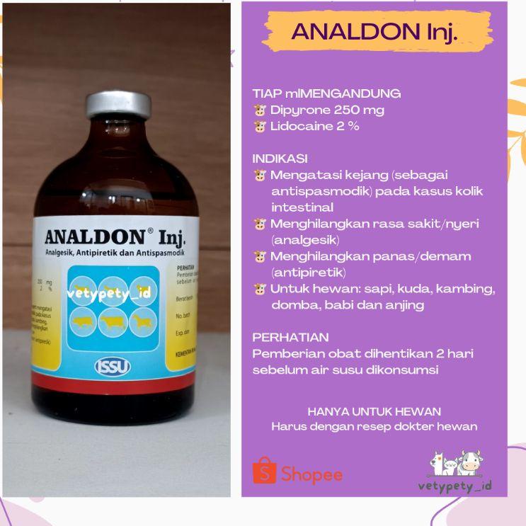 Top Produk.. ISSU Analdon 100 ml - Obat Hewan Analgesik Antipiretik sulpidon