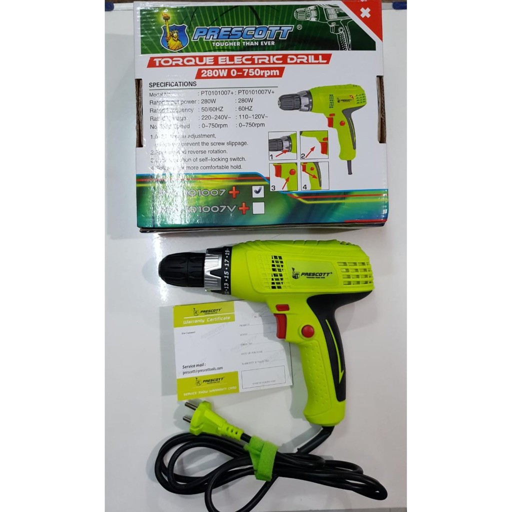 Bor Listrik Obeng Torque MOLLAR PRESCOTT  12 TORSI mollar