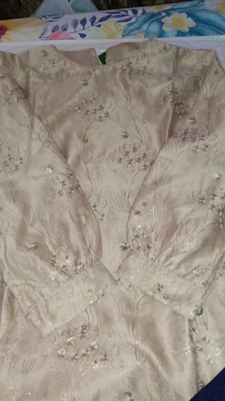 Maura Couple - Sania Ruffle Batik Couple Ori Ndoro Jowi Garansi Termurah Shopee - Aziza Batik Couple