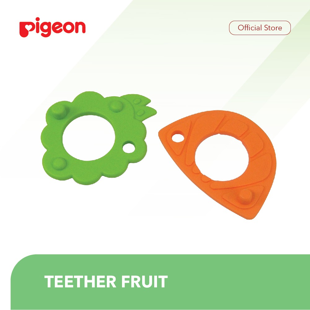 Gigitan Bayi Buah Pigeon Teether Fruit New N648