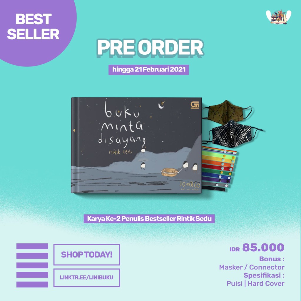 Novel Buku Minta Disayang karya Rintik Sedu-1