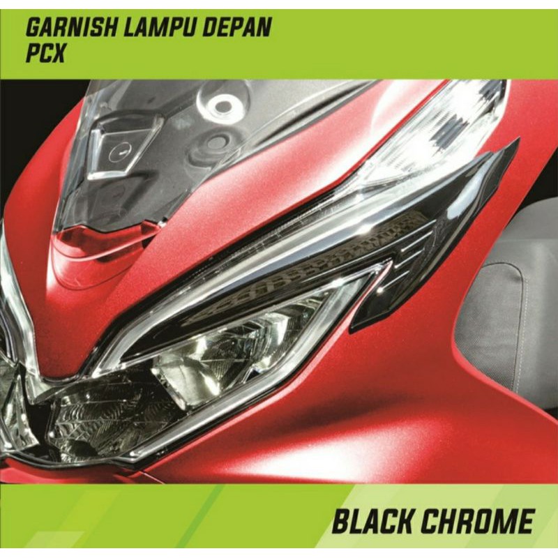 Garnish lampu depan honda PCX 150