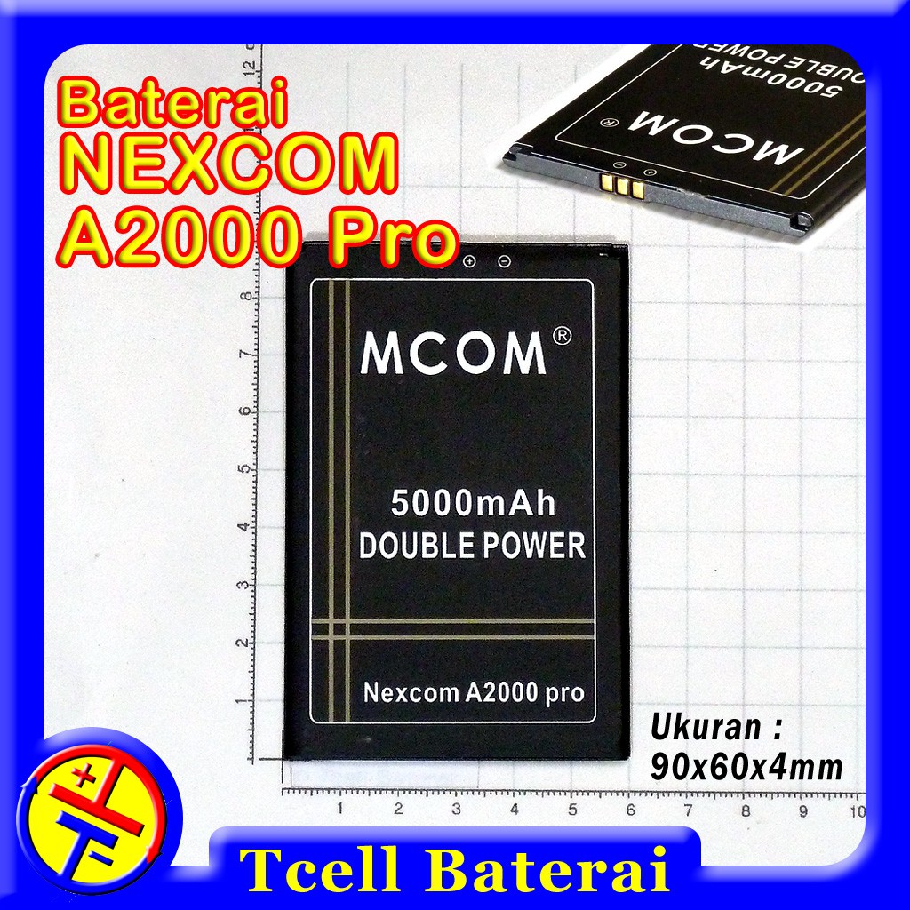 Baterai Nexcom A2000 Pro Mcom Batre Batrai Batere A2000pro Shopee Indonesia