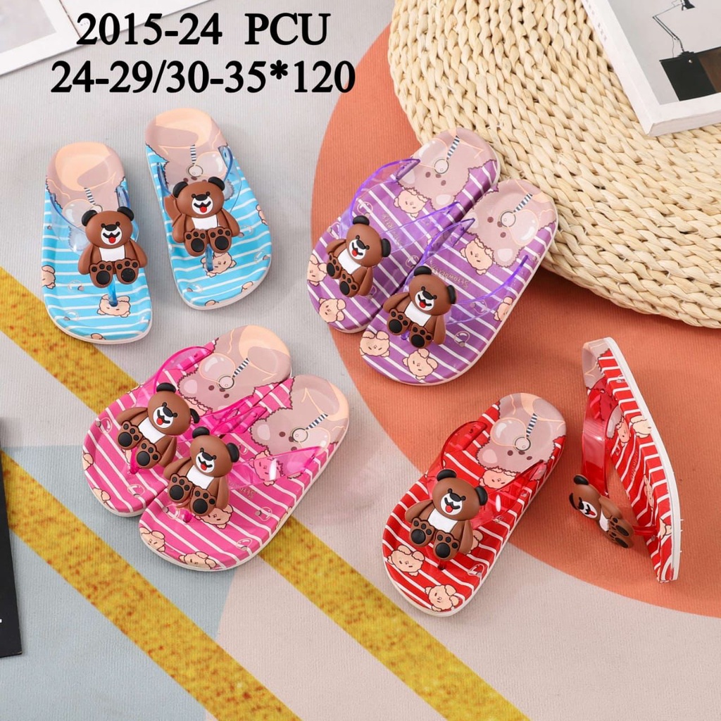 Sandal Anak Jelly Teddy Bear GARIS Import 2015 - 24