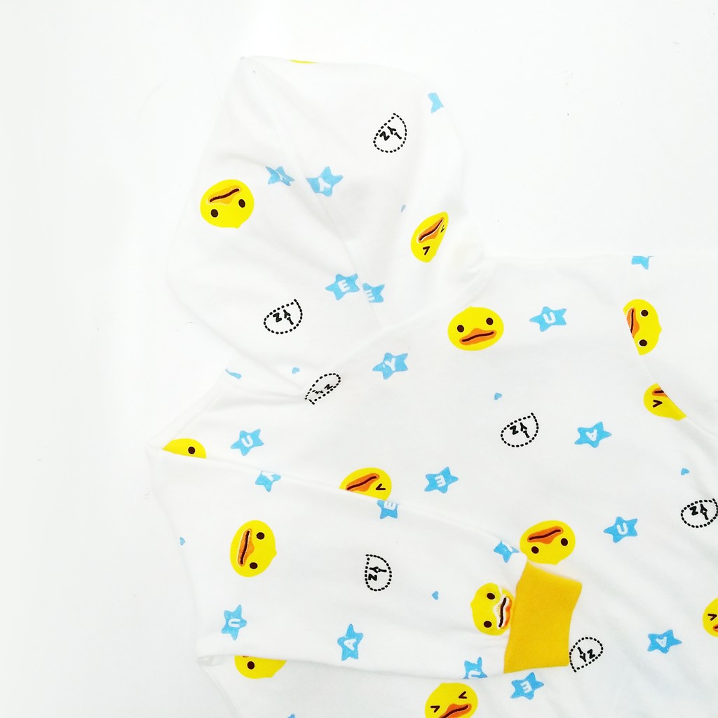 Wakakids Jaket Bayi Anak Laki Laki Usia 6 Bulan - 12 Bulan Motif Bear Duck 3658-3