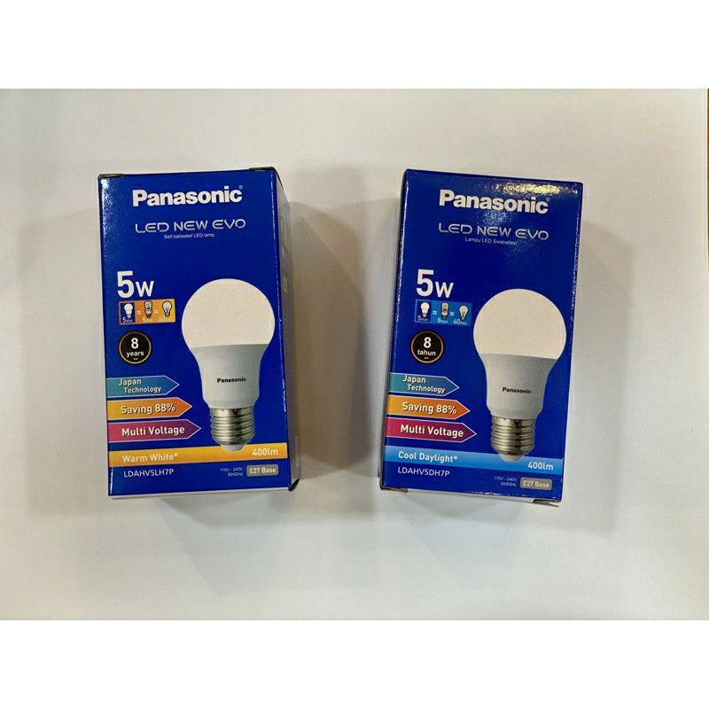 Lampu led bulb Evo panasonic 5 watt 5w / led bulb bohlam lampu 5 watt panasonic