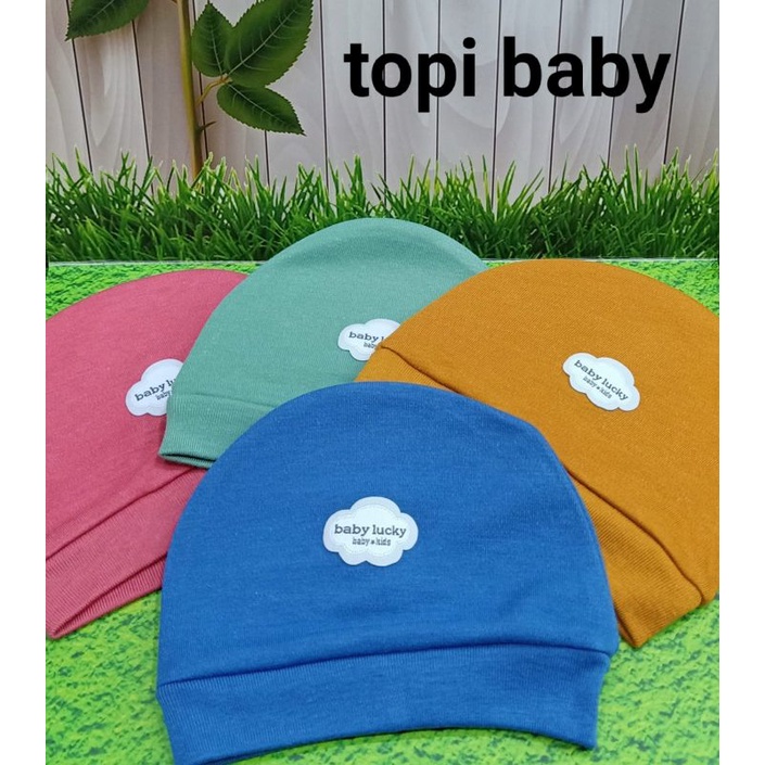 baby lucky topi bayi bb lucky umur 0+